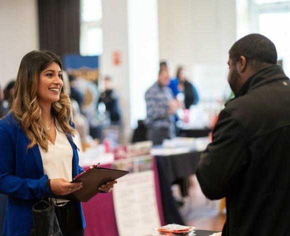 a career fair